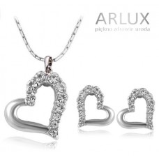 Serce Walentynki komplet prezent SWAROVSKI chs10 Serce Walentynki komplet prezent SWAROVSKI chs10