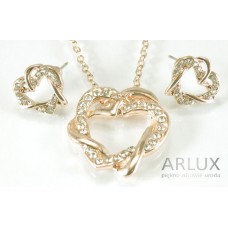 Serce komplet walentynki SWAROVSKI chs19 Serce komplet walentynki SWAROVSKI chs19